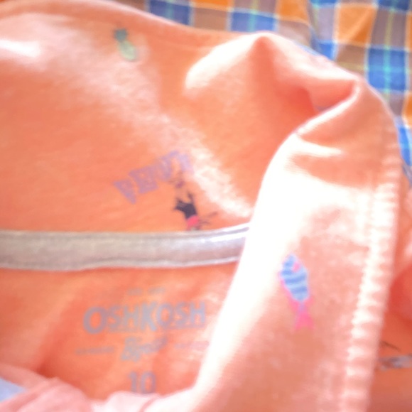 3 pieces  set of Boy’s orange short,shirt and polo - Picture 3 of 5